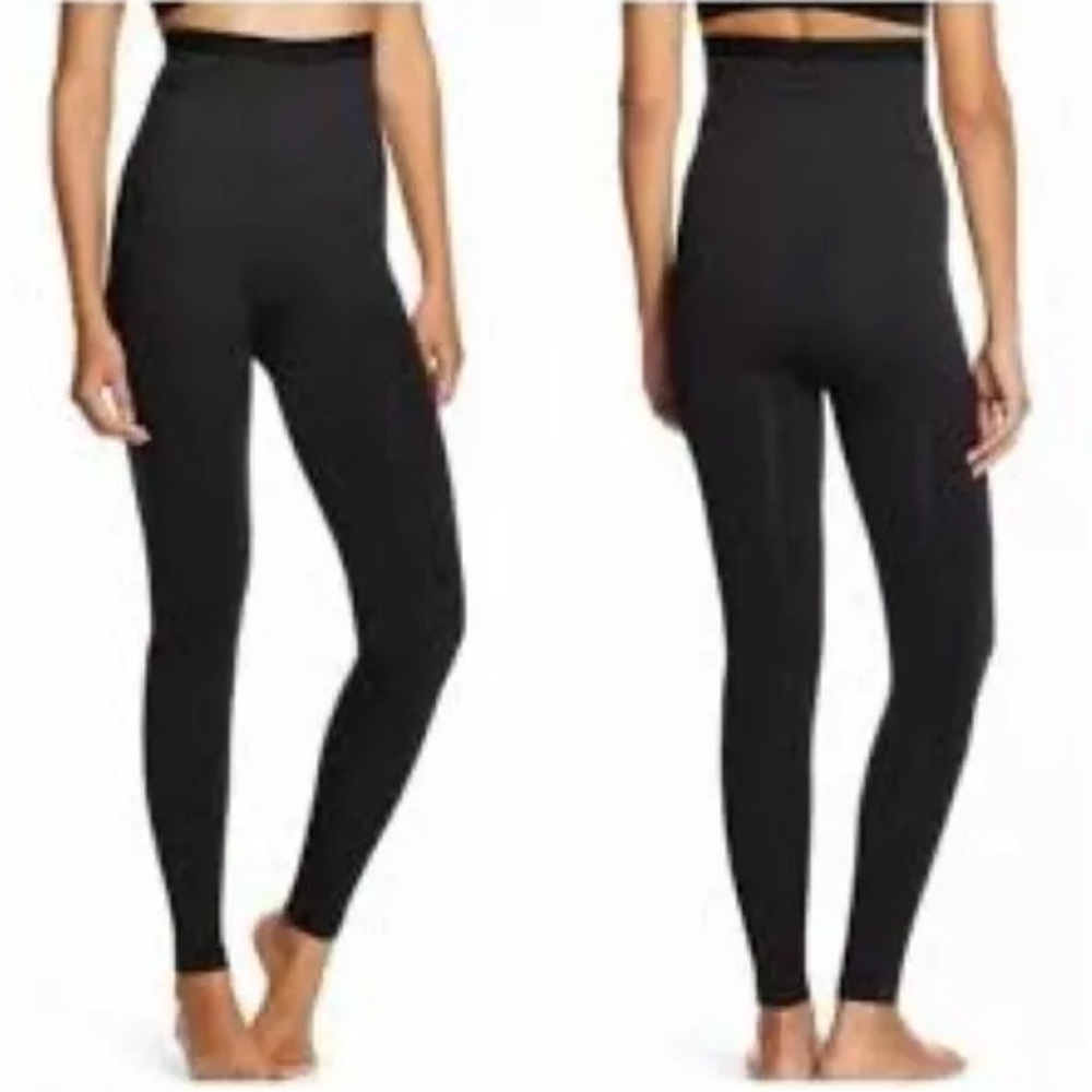 SPANX Black High-Waisted Seamless Leggings